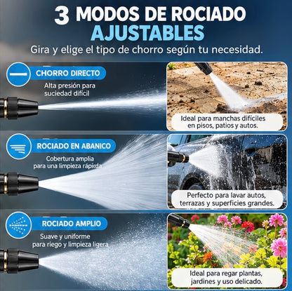 CHORROMAX 3 EN 1™ | BOQUILLA DE ALTA PRESIÓN 💦