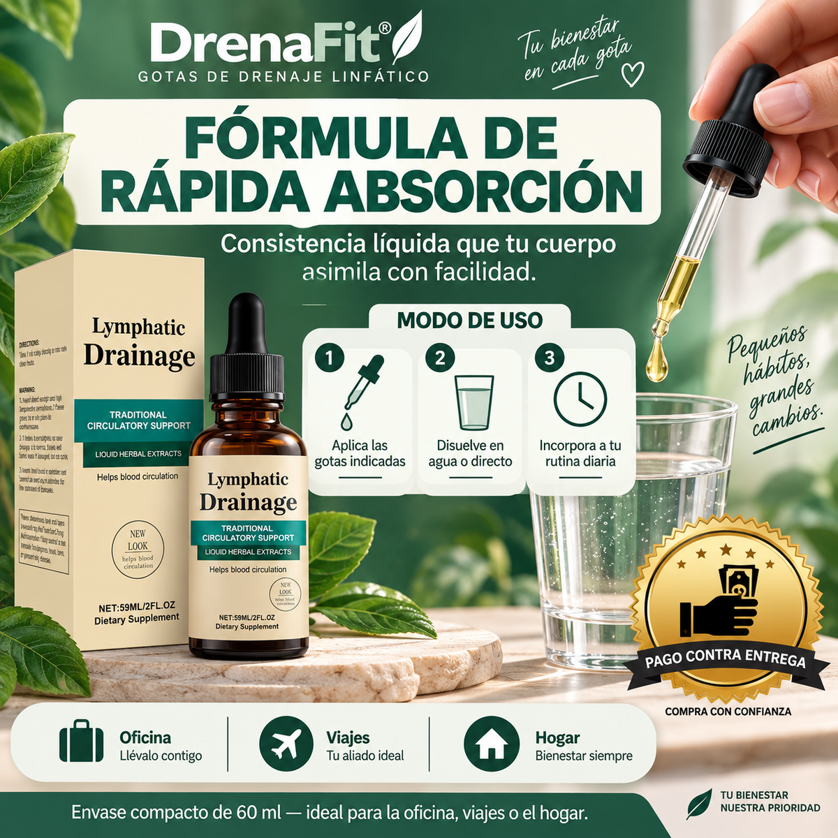 DrenaFit® | Gotas Drenaje Linfático 60ml